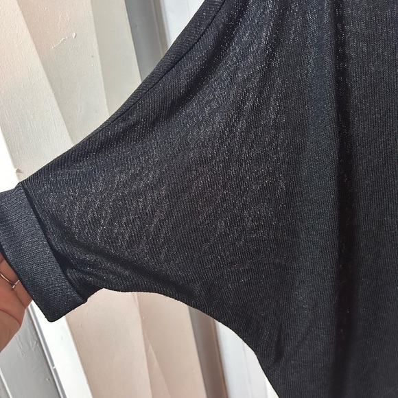 Kismet Black Cardigan with bat wings . Lightweight for the cool summer evenings - Picture 6 of 9